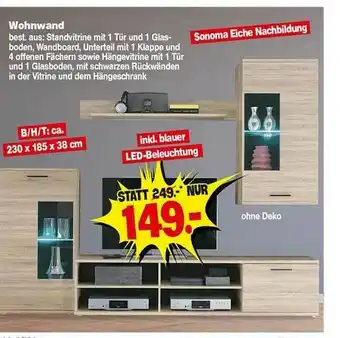 Repo Markt Wohnwand Angebot