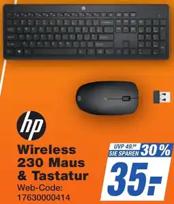 K+B Expert hp Wireless 230 Maus & Tastatur Angebot