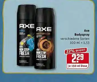 REWE Kaufpark Axe Bodyspray Angebot