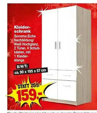 Repo Markt Kleider-schrank Angebot