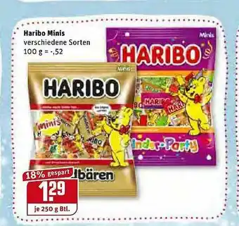 REWE Kaufpark Haribo Minis Angebot