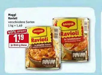 REWE Kaufpark Maggi Ravioli Angebot