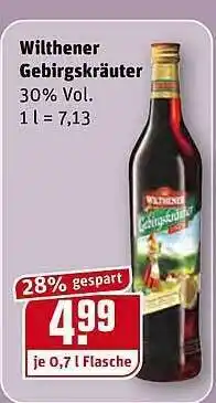 REWE Kaufpark Wilthener Gebirgskräuter Angebot