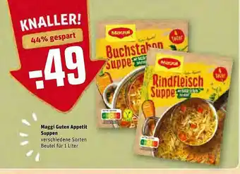 REWE Kaufpark Maggi Guten Appetit Suppen Angebot