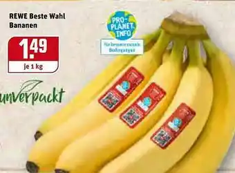 REWE Kaufpark Unverpackt Rewe Beste Wahl Bananen Angebot