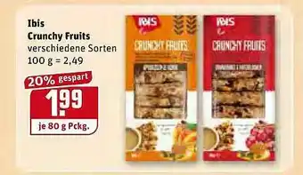 REWE Kaufpark Lbis Crunchy Fruits Angebot