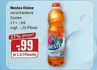 REWE Kaufpark Nestea Eistee Angebot