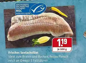 REWE Kaufpark Frisches Seelachsfilet Angebot