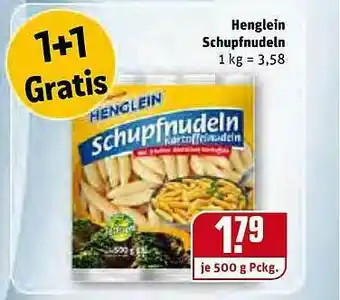 REWE Kaufpark Henglein Schupfnudeln Angebot