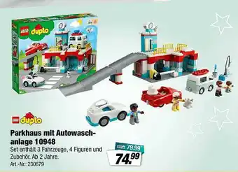 Rofu Kinderland Lego Duplo Parkhaus Mit Autowaschanlage Angebot