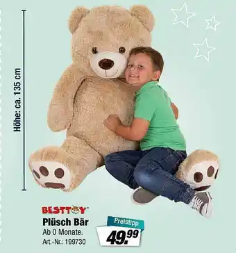 Rofu Kinderland Besttoy Plüsch Bär Angebot