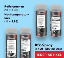 Kaufland My Project Kfz-Sprays Angebot