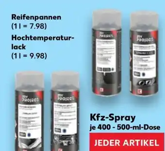 Kaufland My Project Kfz-Sprays Angebot