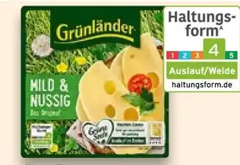 Kaufland Grünländer Schnittkäse Mild-Nussig Angebot