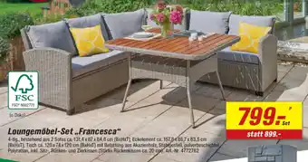 toom Baumarkt Loungemöbel-Set,,Francesca" Angebot