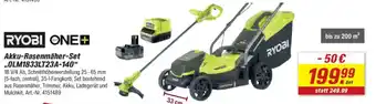 toom Baumarkt RYOBI ONE+ Akku-Rasenmäher-Set ,,OLM1833LT23A-140" Angebot