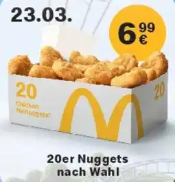 McDonald’s 20er Nuggets nach Wahl Angebot