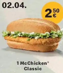 McDonald’s 1 McChicken Classic Angebot