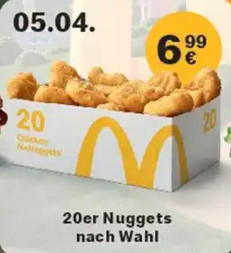 McDonald’s 20er Nuggets nach Wahl Angebot