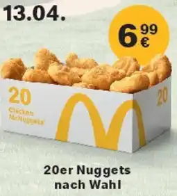 McDonald’s 20er Nuggets nach Wahl Angebot