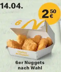 McDonald’s 6er Nuggets nach Wahl Angebot