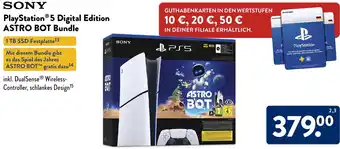 Aldi Süd SONY PlayStation5 Digital Edition ASTRO BOT Bundle Angebot