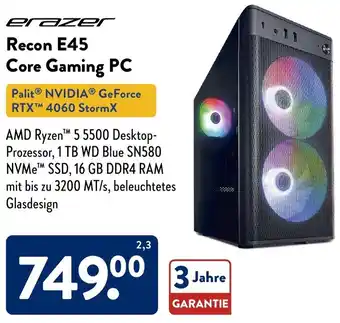 Aldi Süd erazer Recon E45 Core Gaming PC Angebot