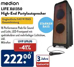 Aldi Süd medion LIFE X61350 High-End Partylautsprecher Angebot