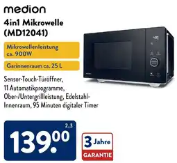 Aldi Süd medion 4in1 Mikrowelle (MD12041) Angebot