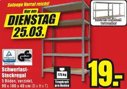 B1 Discount Baumarkt Schwerlast Steckregal Angebot