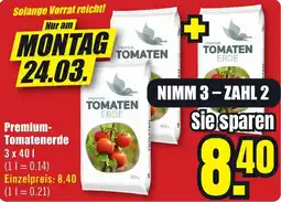 B1 Discount Baumarkt Premium Tomatenerde Angebot