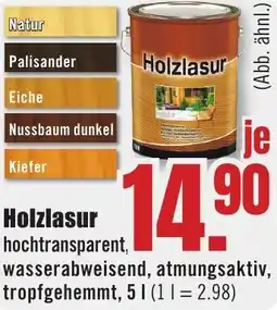 B1 Discount Baumarkt Holzlasur Angebot