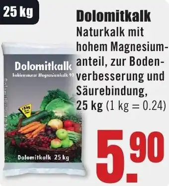 B1 Discount Baumarkt Dolomitkalk Angebot