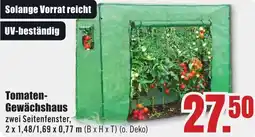 B1 Discount Baumarkt Tomaten Gewächshaus Angebot