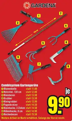 B1 Discount Baumarkt GARDENA Combisystem Gartengeräte Angebot