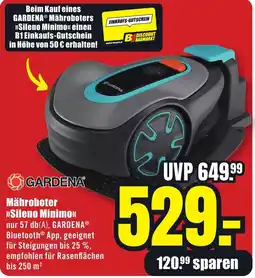 B1 Discount Baumarkt GARDENA Mähroboter Sileno Minimo Angebot