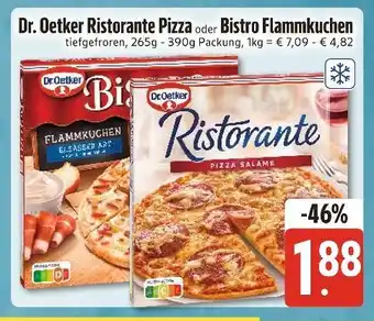 Edeka Xpress Dr. oetker ristorante pizza oder bistro flammkuchen Angebot