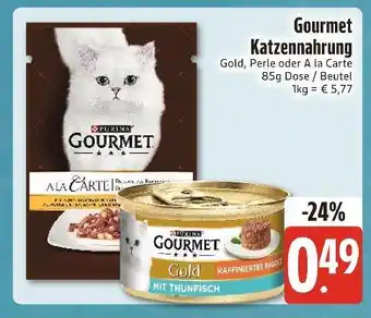 Edeka Xpress Purina gourmet katzennahrung Angebot