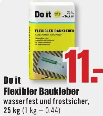 B1 Discount Baumarkt Do it Flexibler Baukleber Angebot