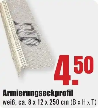 B1 Discount Baumarkt Armierungseckprofil Angebot