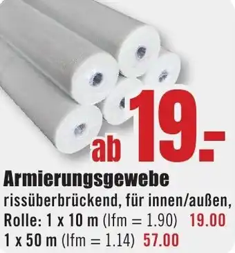 B1 Discount Baumarkt Armierungsgewebe Angebot