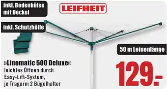 B1 Discount Baumarkt LEIFHEIT Linomatic 500 Deluxe Angebot