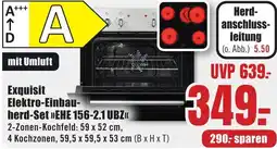 B1 Discount Baumarkt Exquisit Elektro-Einbauherd-Set EHE 156-2.1 UBZ Angebot