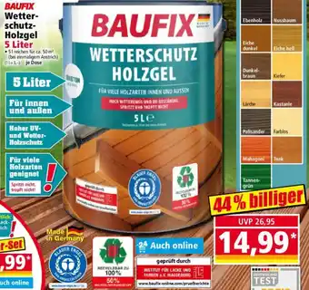 Norma BAUFIX Wetterschutz Holzgel Angebot