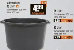 V Baumarkt Mörtelkübel 40 Liter Angebot