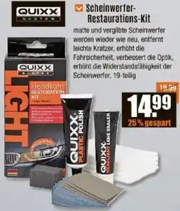 V Baumarkt QUIXX Scheinwerfer Restaurations-Kit Angebot