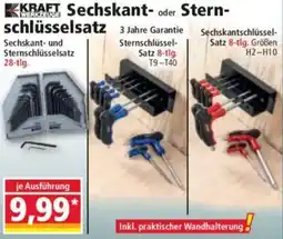 Norma KRAFT WERKZEUGE Sechskant- oder Sternschlüsselsatz Angebot