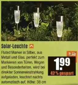 V Baumarkt Solar-Leuchte Angebot