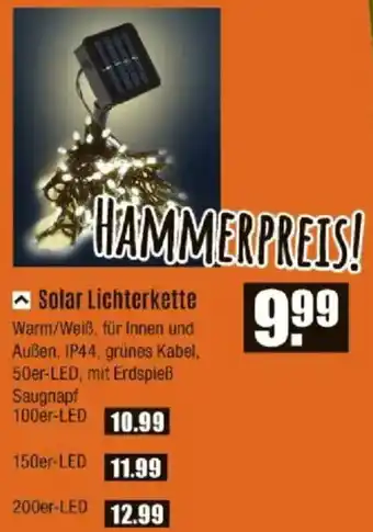 V Baumarkt Solar Lichterkette Angebot