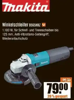 V Baumarkt Makita Winkelschleifer 9565HRZ Angebot